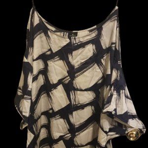 Espressa USA Navy Blue Off-The-Shoulder Top - Size XL